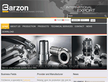 Tablet Screenshot of barzon-srl.com